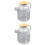 2 Count Filter Juice Pot Glass Kettle For Home Cold Water Container 5