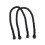 4Pcs Black Bag Strap Durable Replacement for Handbag Tote Accessory 1