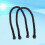 4Pcs Black Bag Strap Durable Replacement for Handbag Tote Accessory 10