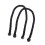 4Pcs Black Bag Strap Durable Replacement for Handbag Tote Accessory 9
