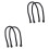 4Pcs Black Bag Strap Durable Replacement for Handbag Tote Accessory 3