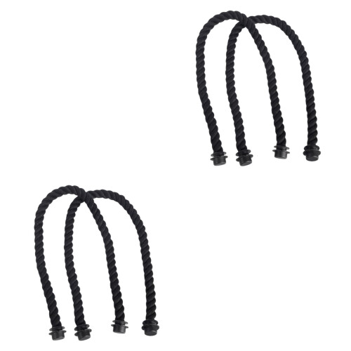 4Pcs Black Bag Strap Durable Replacement for Handbag Tote Accessory 2