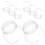 24Pcs High Transparency DIY Water Globes Plastic Snow Globe Making Set 10
