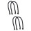 4Pcs Black Bag Strap Durable Replacement for Handbag Tote Accessory 7