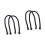 4Pcs Black Bag Strap Durable Replacement for Handbag Tote Accessory 4