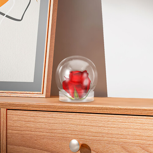 24Pcs High Transparency DIY Water Globes Plastic Snow Globe Making Set 2