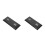 2Pcs Black Plastic Model Motorcycle Display Stand Flat Base 1:12 Scale 8