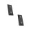 2Pcs Black Plastic Model Motorcycle Display Stand Flat Base 1:12 Scale 9