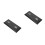 2Pcs Black Plastic Model Motorcycle Display Stand Flat Base 1:12 Scale 10