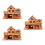 3Pcs Diy Assembling House Wooden Model Educational Toy Craft Decor 5
