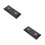 2Pcs Black Plastic Model Motorcycle Display Stand Flat Base 1:12 Scale 5