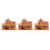 3Pcs Diy Assembling House Wooden Model Educational Toy Craft Decor 10