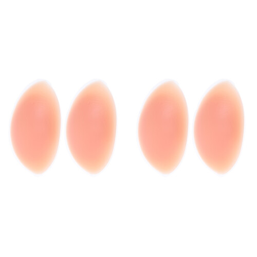 4 Pcs Silicone Breast Pad Insert Small Abalone Skin Color 1