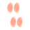 4 Pcs Silicone Breast Pad Insert Small Abalone Skin Color 7