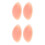 4 Pcs Silicone Breast Pad Insert Small Abalone Skin Color 5