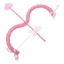 3Ensembles Mini Kit Cupidon Rose En Satin Flèches Pour Fête