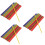 300Pcs Assorted Color Small Wooden Sticks for DIY Craft Projects 9