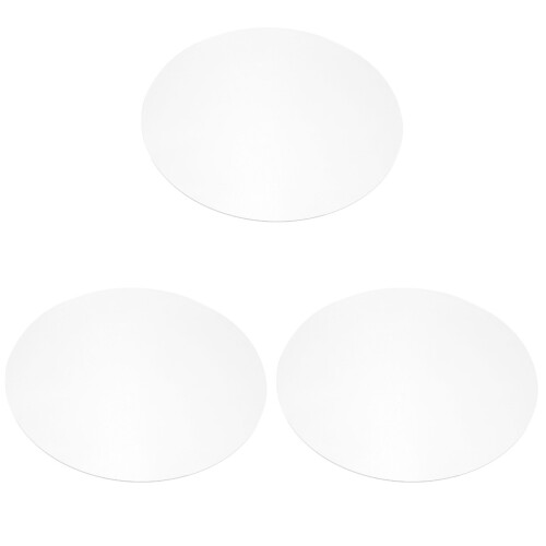 3Pcs Round Acrylic Cake Display Boards Sturdy Reusable Cake Bases 2