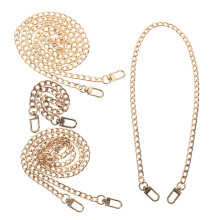 12Pcs Golden Purse Chain Strap Metal Replacement for Handbag DIY Decor