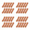 40Pcs DIY Mini Bricks Pottery Clay Dark Red for Micro Garden Decor 9