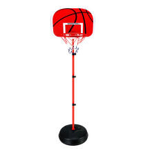 Portable Basketball Stand Red Metal 1 Set