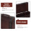 Wooden Box Brown Retro Double Layer Storage Case 8