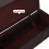 Wooden Box Brown Retro Double Layer Storage Case 9