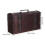 Wooden Box Brown Retro Double Layer Storage Case 3