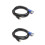 2pcs Adapter Video Cable Splitter 5