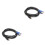 2pcs Adapter Video Cable Splitter 3