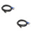2pcs Adapter Video Cable Splitter 6