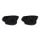 2Pcs Adjustable Black Chef Hats for Kids Cooking Baking Use 10