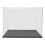 Black Acrylic Football Display Case Dustproof Storage Box 1
