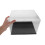 Black Acrylic Football Display Case Dustproof Storage Box 4