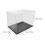 Black Acrylic Football Display Case Dustproof Storage Box 2