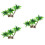 3Pcs Multi Color Coconut Tree Ornaments Mini Scene Decorations 7