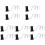 5 Pack Model Railway Street Light Train Scenery Layout Lights Signals 4
