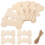 4 Sets Wooden Bone Cutouts For Diy Paintable Dog Tags 2