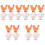 20 Pcs Wind-Up Plush Animal Clockwork Walking Toys 5