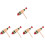 5Sets Kindvriendelijk Guiro Slaginstrument Beginner Khaki 7