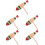5Sets Kindvriendelijk Guiro Slaginstrument Beginner Khaki 8