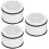 3Pcs Shower Replacement Filter White Plastic Easy Install for Home Use 8