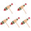 5Sets Kindvriendelijk Guiro Slaginstrument Beginner Khaki 4
