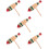 5Sets Kindvriendelijk Guiro Slaginstrument Beginner Khaki 10