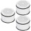3Pcs Shower Replacement Filter White Plastic Easy Install for Home Use 7