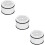 3Pcs Shower Replacement Filter White Plastic Easy Install for Home Use 10