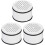 3Pcs Shower Replacement Filter White Plastic Easy Install for Home Use 3