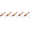 5Sets Kindvriendelijk Guiro Slaginstrument Beginner Khaki 11