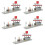 4 Rolls Butcher String Meat Sausage Rolls Netting Elastic Netting For Cooking 8