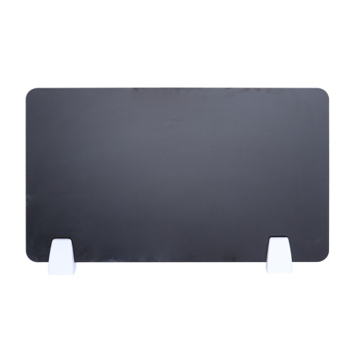 2 Pcs Acrylic Desktop Partition Screen For Office School Use Black